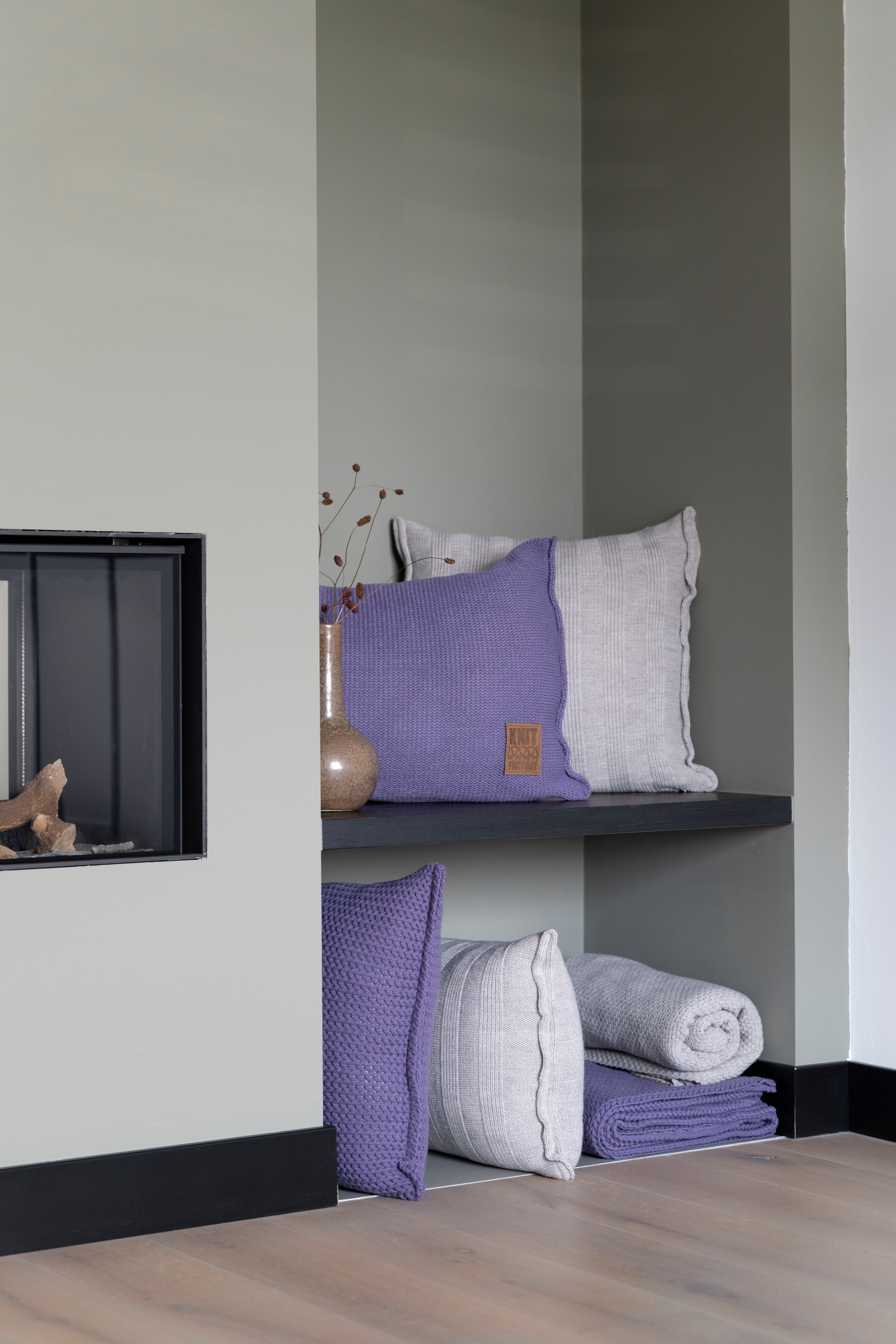 Jesse Cushion Anthracite - 60x40